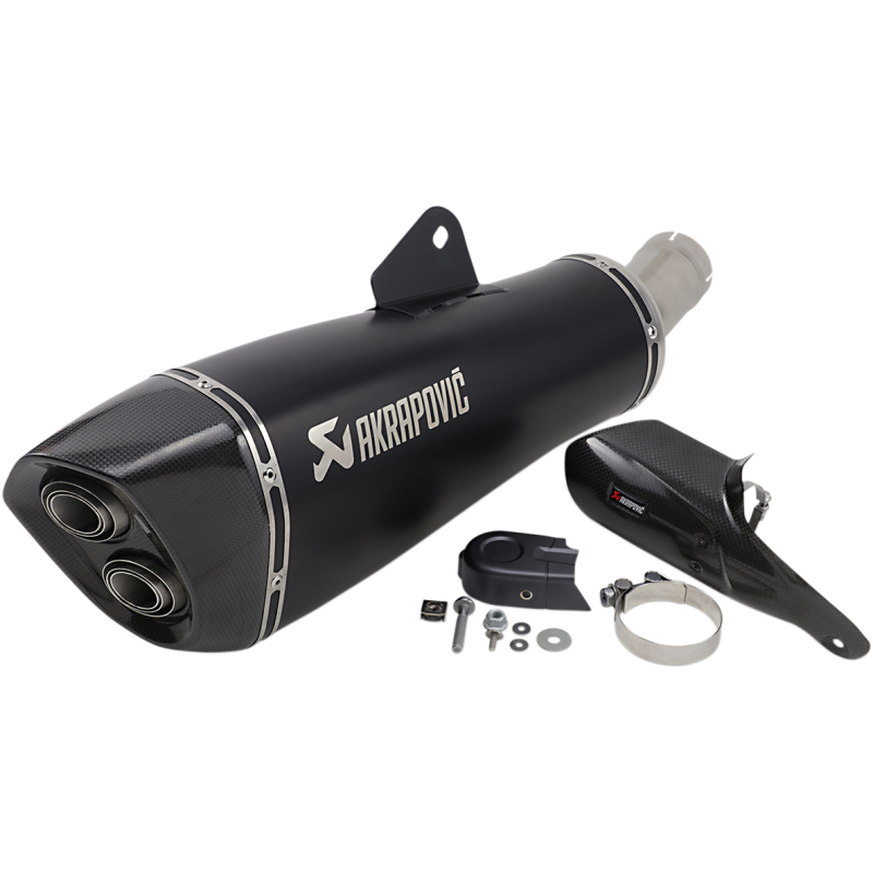 Akrapovič Single Titanium Muffler w/ Carbon End Cap (Race) for BMW R 1250 R/RS