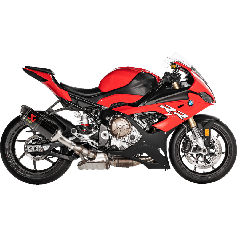Akrapovič Single Carbon Muffler w/ Carbon End Cap (Race) for BMW S 1000 RR / M 1000 RR