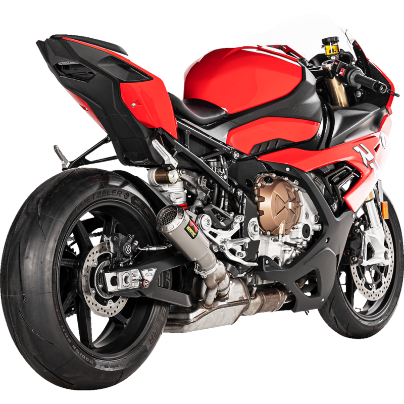 Akrapovič Single Titanium Muffler w/ Titanium End Cap (Race) for BMW S 1000 RR / M 1000 RR