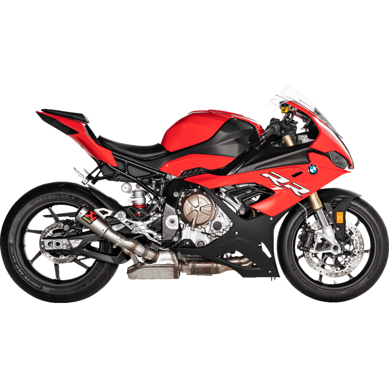 Akrapovič Single Titanium Muffler w/ Titanium End Cap (Race) for BMW S 1000 RR / M 1000 RR