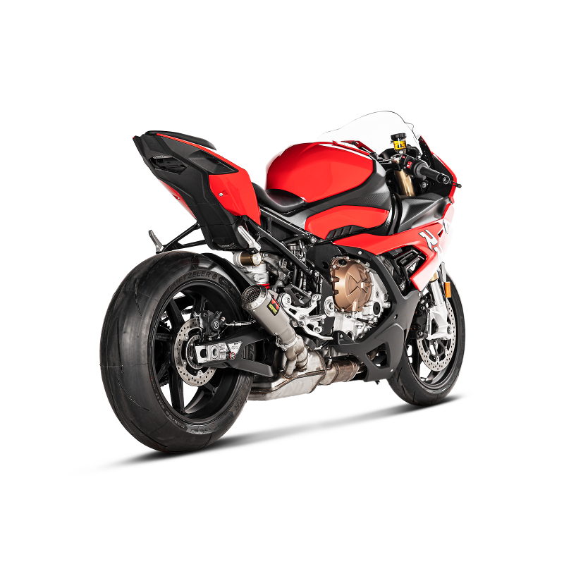 Akrapovič Single Titanium Muffler w/ Titanium End Cap (Race) for BMW S 1000 RR / M 1000 RR