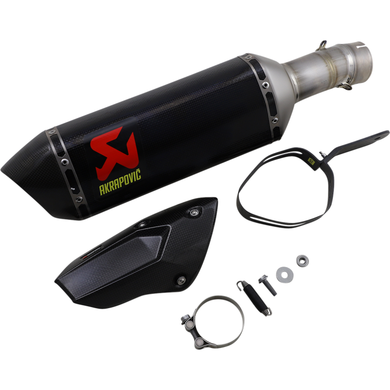 Akrapovič Single Carbon Muffler w/ Carbon End Cap for BMW S 1000 XR