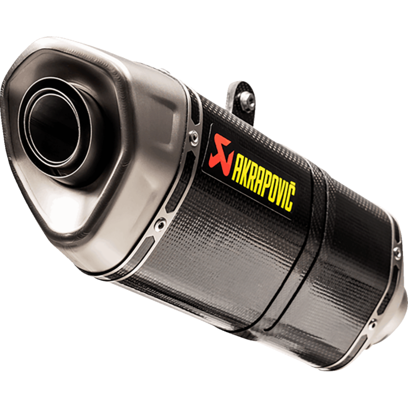 Akrapovič Single Titanium Muffler w/ Carbon End Cap for Honda CB750 Hornet
