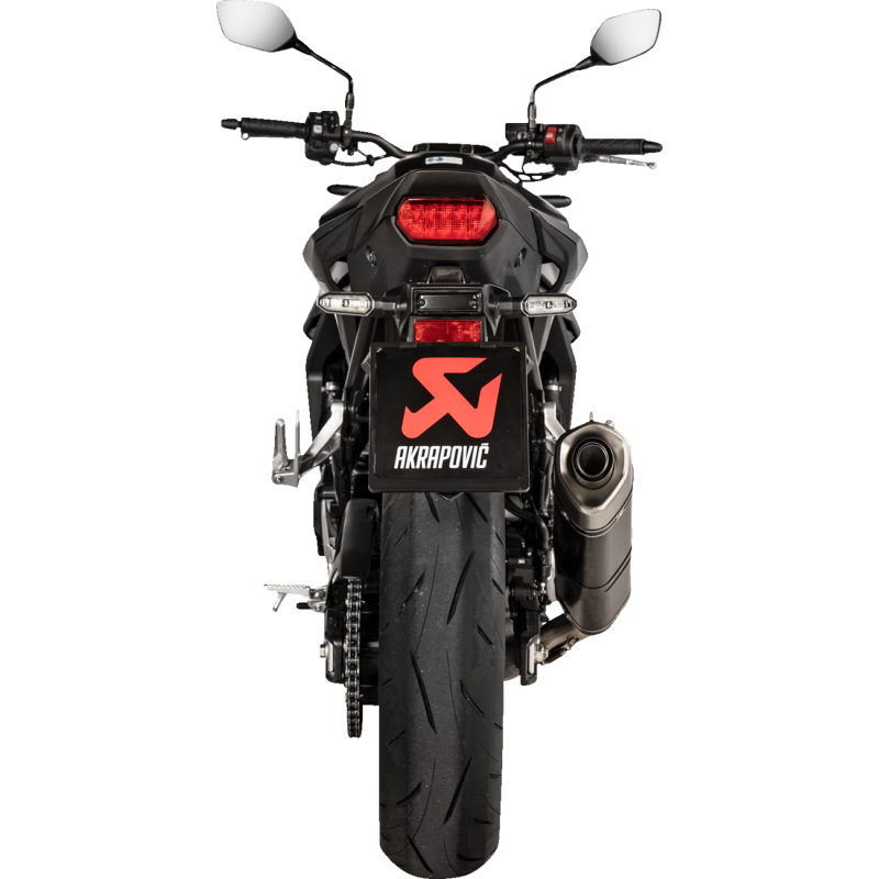 Akrapovič Single Titanium Muffler w/ Carbon End Cap for Honda CB750 Hornet