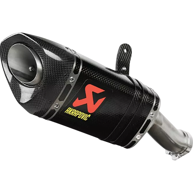 Akrapovič Single Carbon Muffler w/ Carbon End Cap (Race) for CFMOTO 450SS/450NK