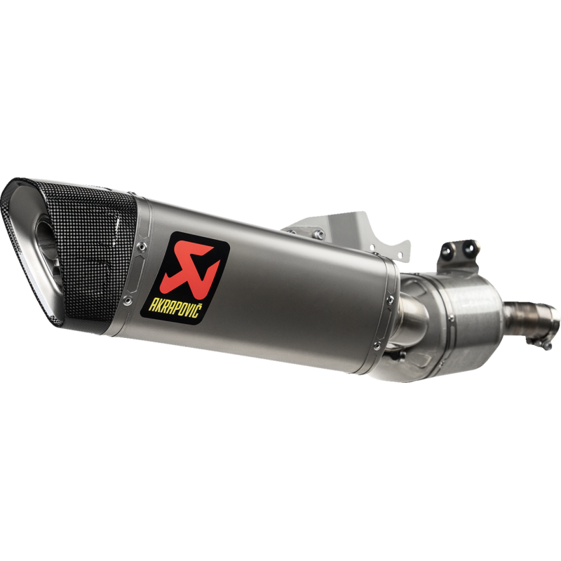 Akrapovič Single Titanium Muffler w/ Carbon End Cap & Linkpipe for BMW F 900 XR / F 900 R