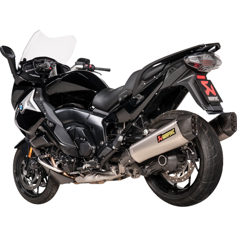 Akrapovič Dual Titanium Mufflers w/ Carbon End Caps for BMW K 1600 GT/GTL