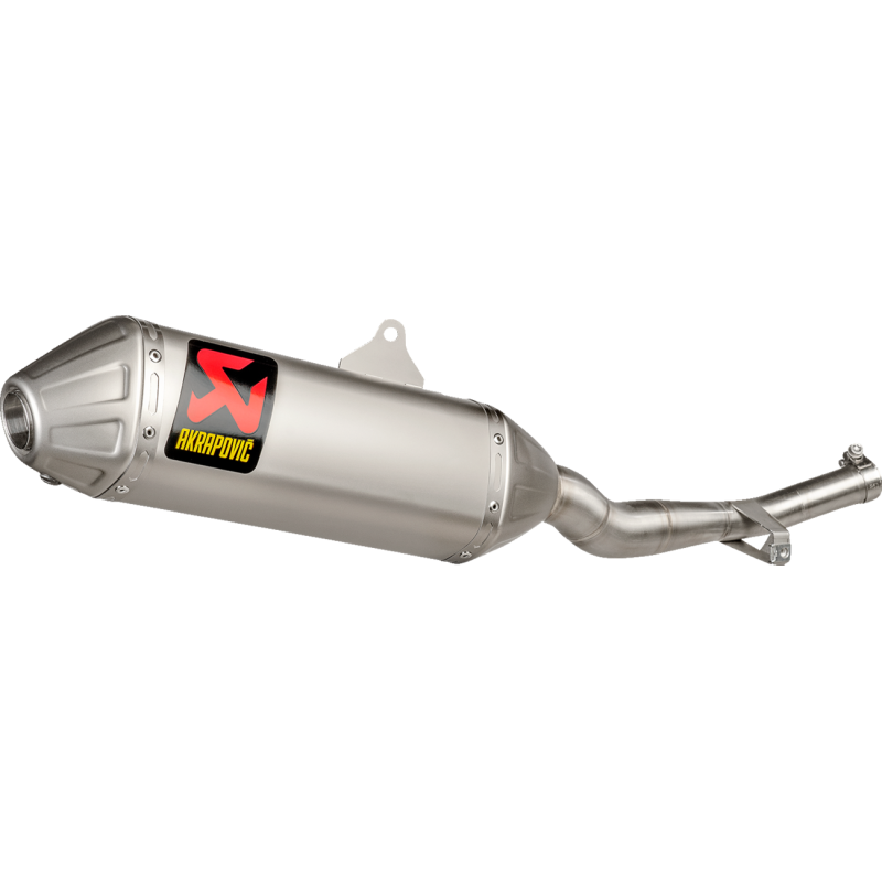 Akrapovič Single Titanium Muffler w/ Titanium End Cap (Race) for Honda CRF300L/Rally