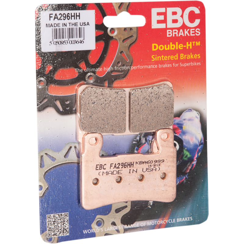 Front Double-H Sintered HH Brake Pad FA296HH