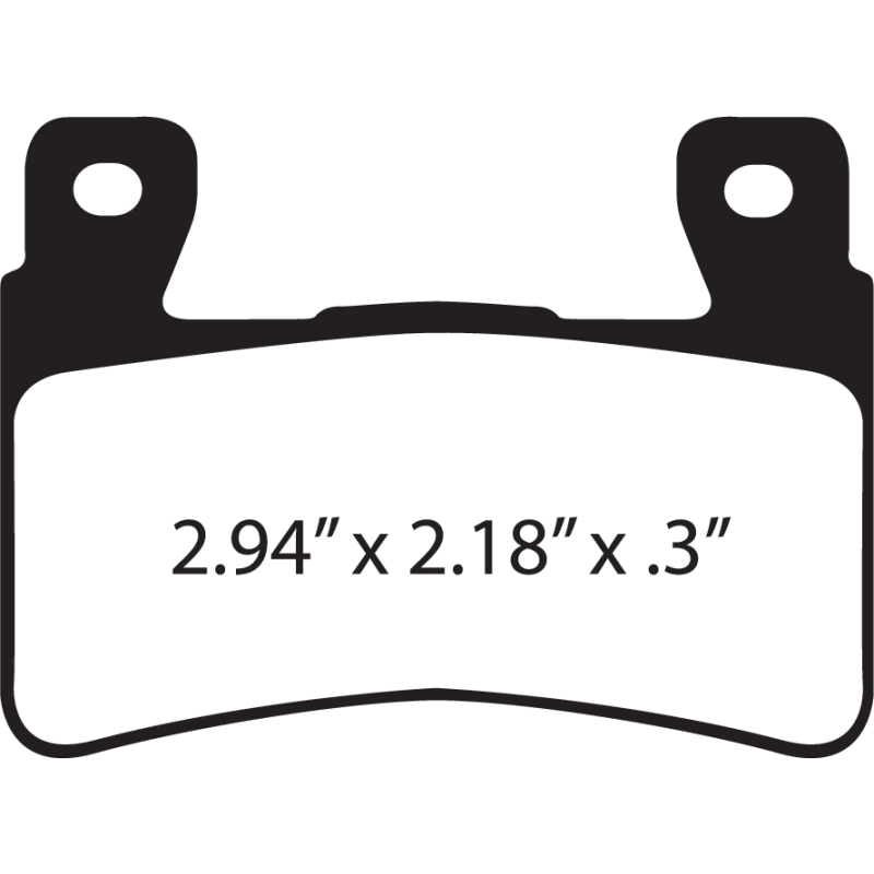 Front Double-H Sintered HH Brake Pad FA296HH