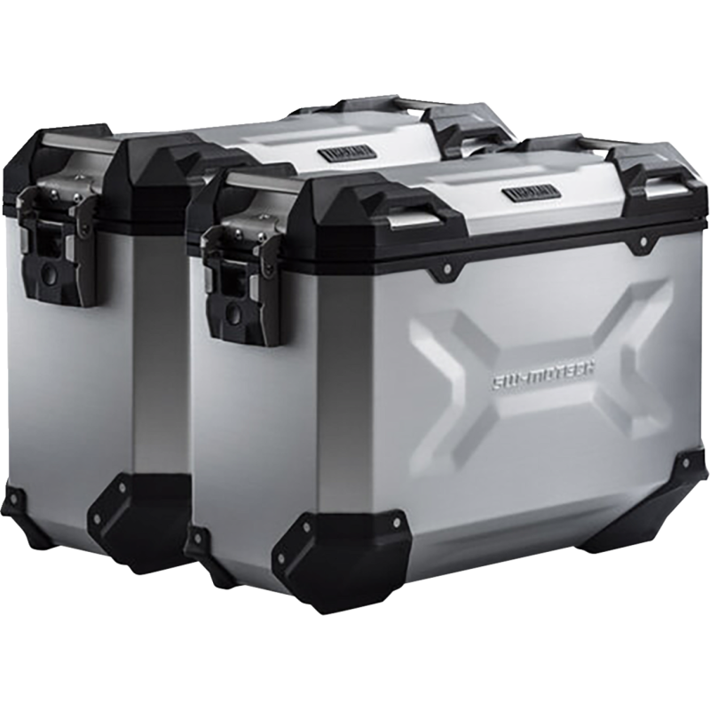 TRAX ADV Side Case Set - 37/37 L, Silver