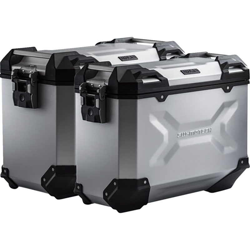 TRAX ADV Side Case Set - 37/45 L, Silver