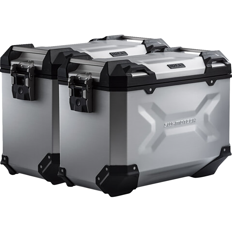 TRAX ADV Side Case Set - 45/45 L, Silver