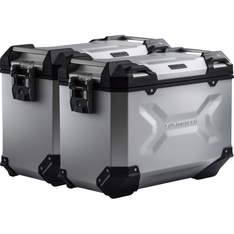 TRAX ADV Side Case Set - 45/45 L, Silver