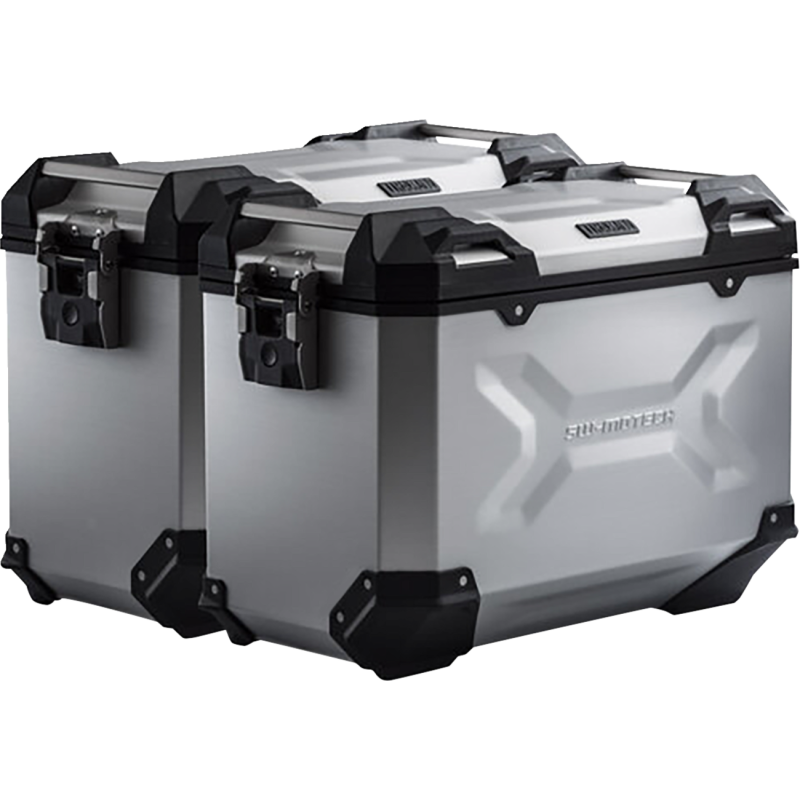 TRAX ADV Side Case Set - 45/45 L, Silver