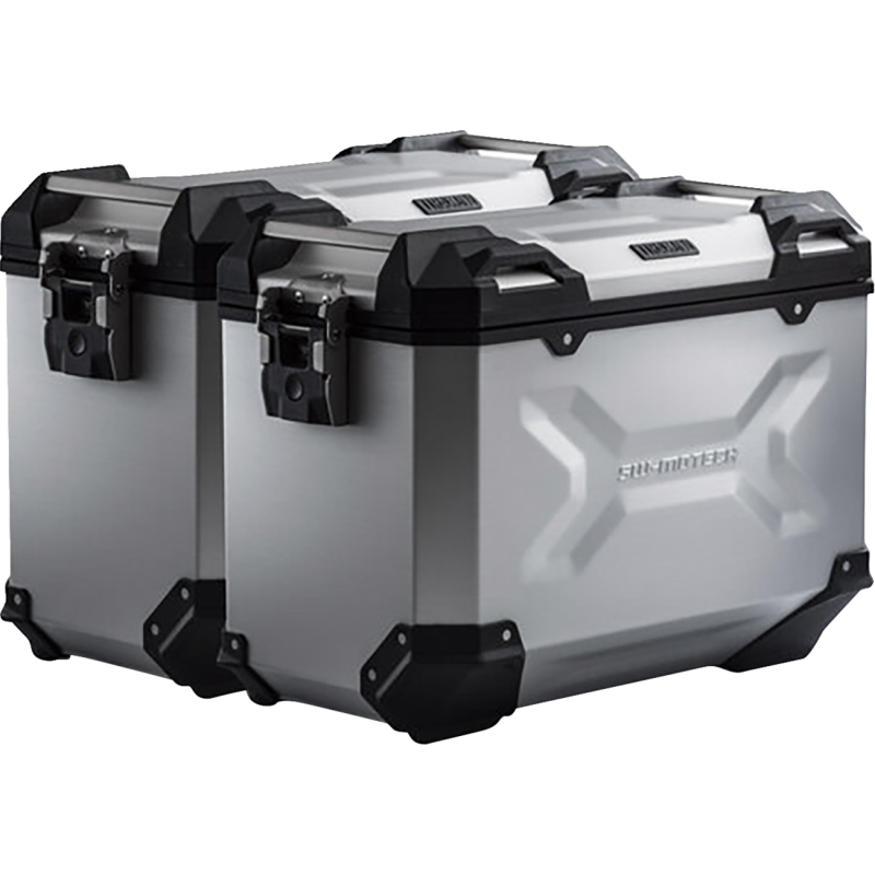 TRAX ADV Side Case Set - 45/45 L, Silver