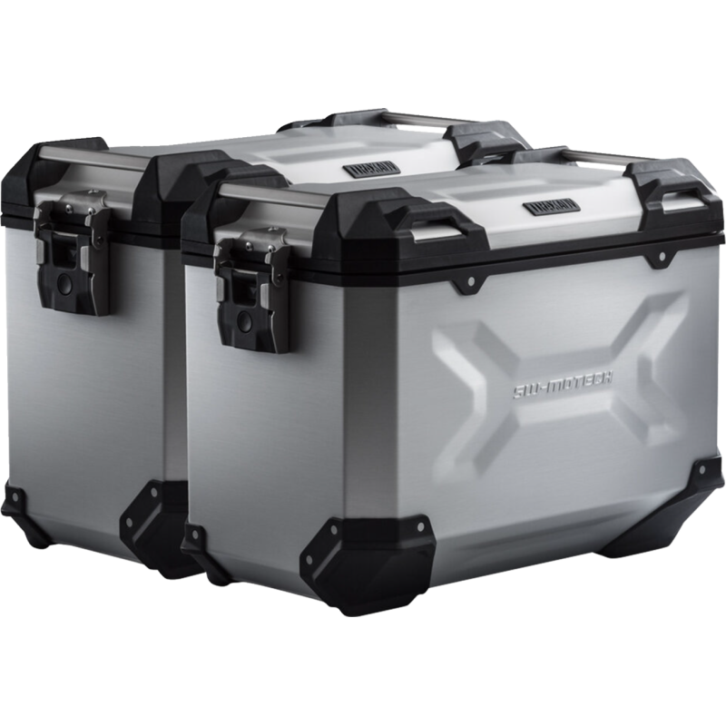 TRAX ADV Side Case Set - 45/45 L, Silver