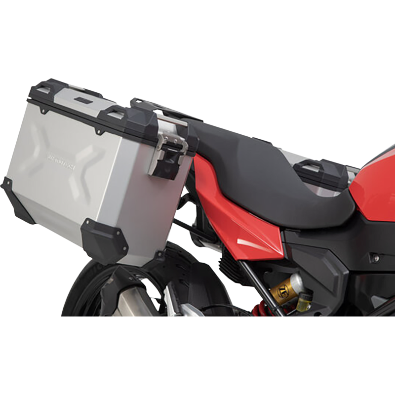 TRAX ADV Side Case Set - 37/37 L, Silver