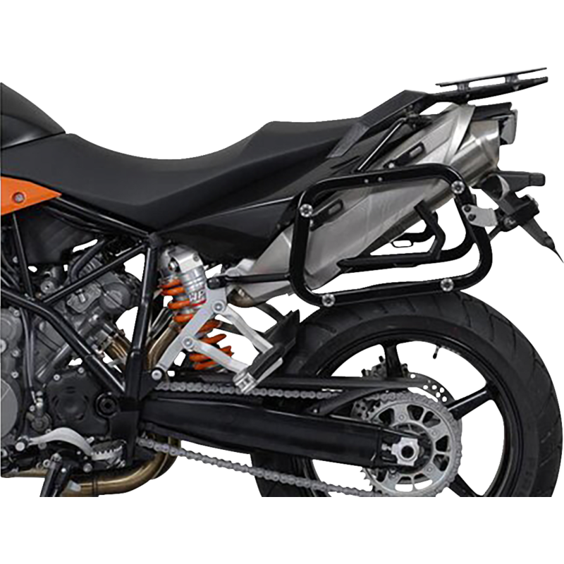 TRAX ADV Side Case Set - KTM 950/990 SM/SM-T/SM-R, 37/37 L, Black