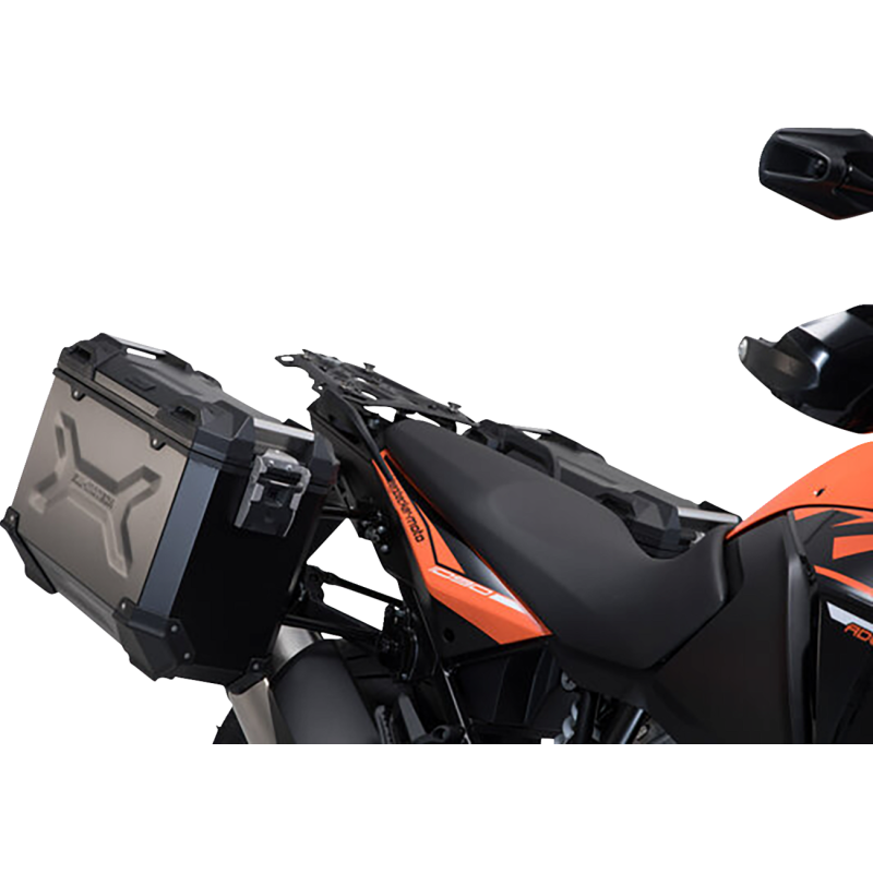 TRAX ADV Side Case Set - KTM 1050/1090/1190/1290 Adventure/S, 45/37 L, Black