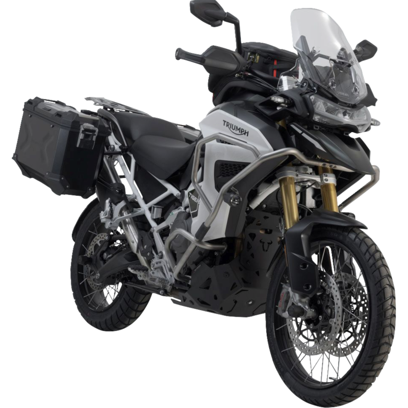 TRAX ADV Side Case Set - Triumph Tiger 1200 Rally/GT Explorer 22-25, 45/37 L, Black