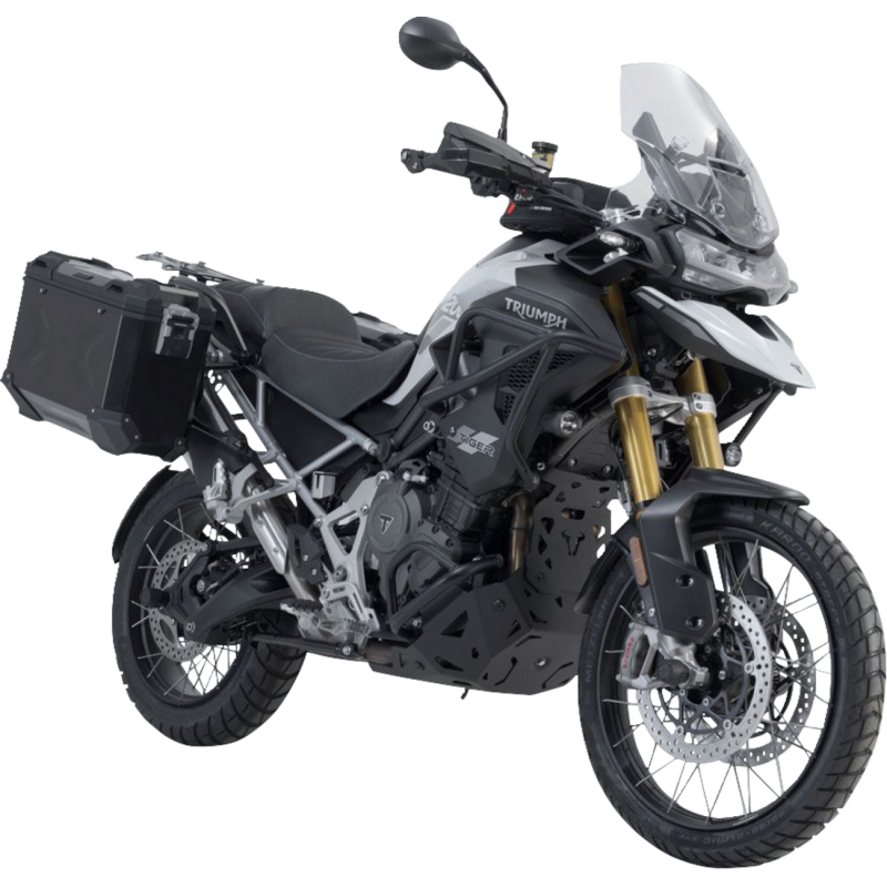TRAX ADV Side Case Set - Triumph Tiger 1200 Rally Pro/GT/GT Pro 22-25, 45/37 L, Black