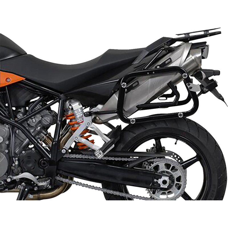 TRAX ADV Side Case Set - KTM 950/990 SM/SM-T/SM-R, 45/45 L, Black