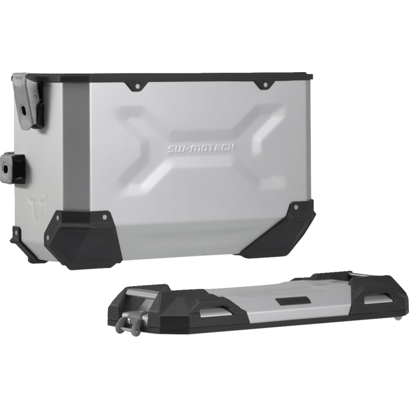 TRAX ADV Side Case Set - Suzuki DL650 V-Strom 650 16-25, 37/37 L, Silver