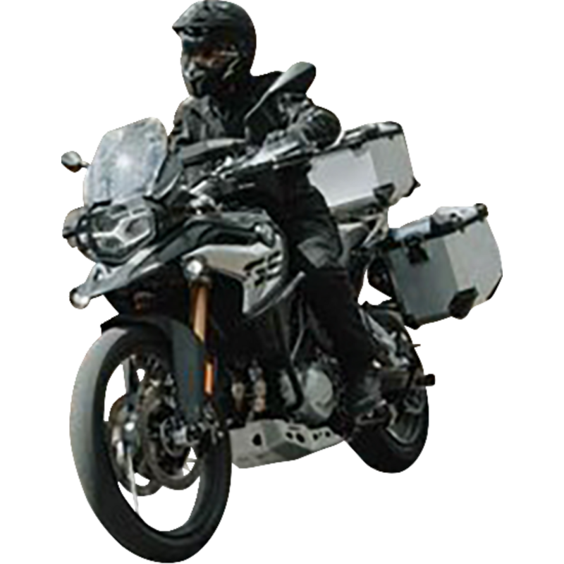TRAX ADV Side Case Set - Triumph Tiger 1200/Explorer 11-25, 37/37 L, Silver