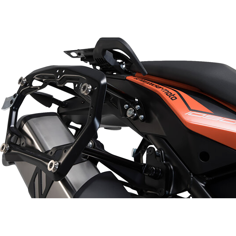 TRAX ADV Side Case Set - KTM 1050/1090/1190/1290 Adventure/S, 45/37 L, Silver