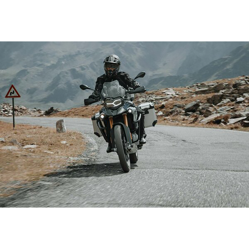 TRAX ADV Side Case Set - Triumph Tiger 800 10-25, 45/37 L, Silver