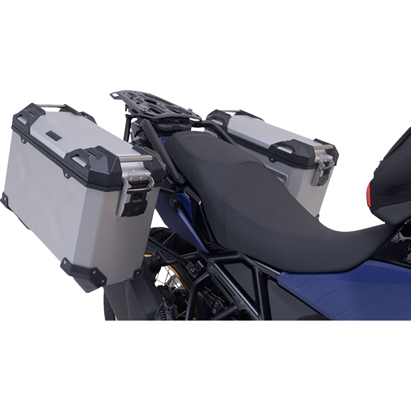 TRAX ADV Side Case Set - Suzuki DL800 V-Strom 800DE 22-25, 45/37 L, Silver