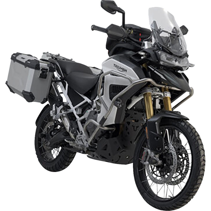 TRAX ADV Side Case Set - Triumph Tiger 1200 Rally/GT Explorer 22-25, 45/37 L, Silver