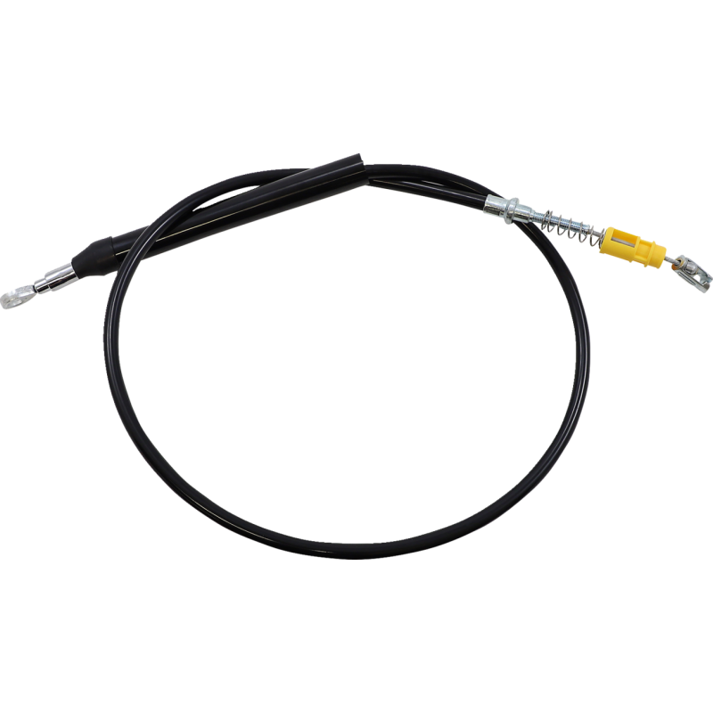 LA Choppers Black Vinyl/Stainless Braided Clutch Cable for 18-24 Softail w/ ABS (15-17in.)