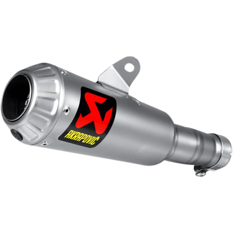 Akrapovič Single Titanium Muffler w/ Titanium End Cap (Race) for Yamaha YZF-R6 06-25