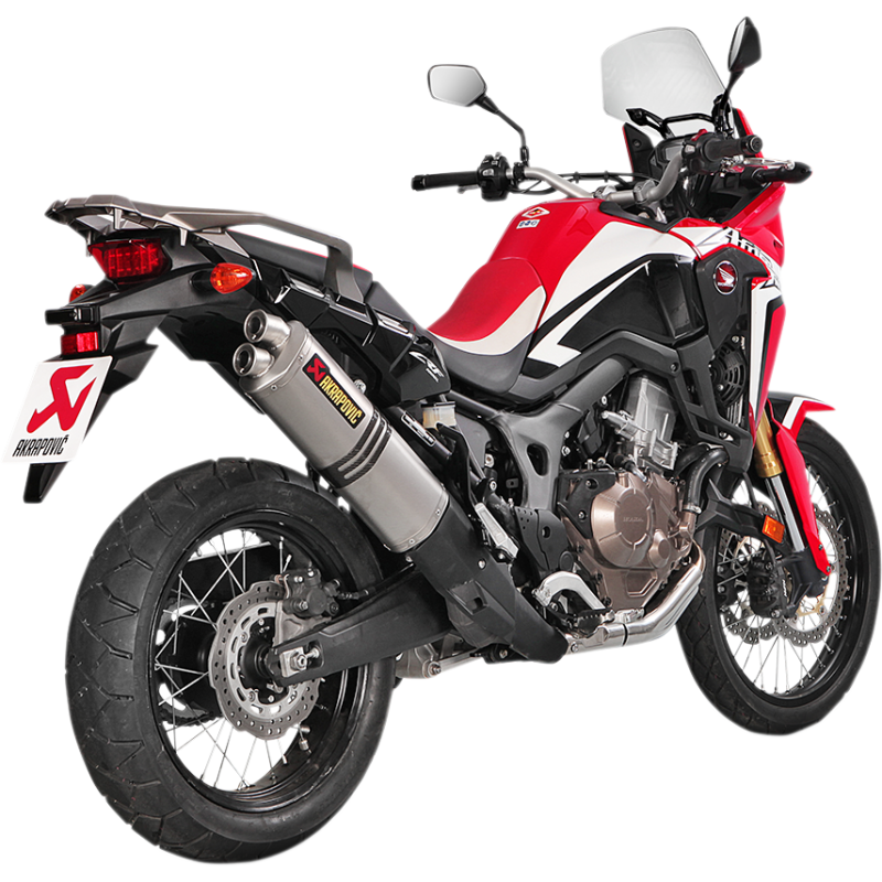Akrapovič Single Titanium Muffler (Race) for Honda CRF1000L Africa Twin 16-17