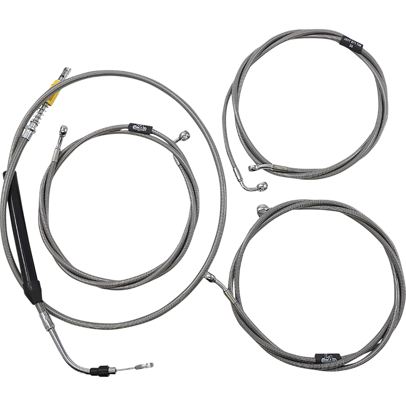 Stainless Standard Cable Kit (15-17in Bars)