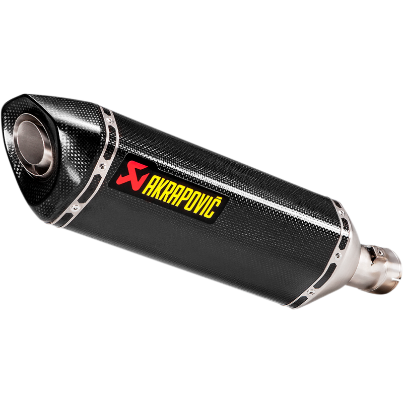 Akrapovič Single Carbon Muffler w/ Carbon End Cap for Suzuki GSX-R1000 17-25