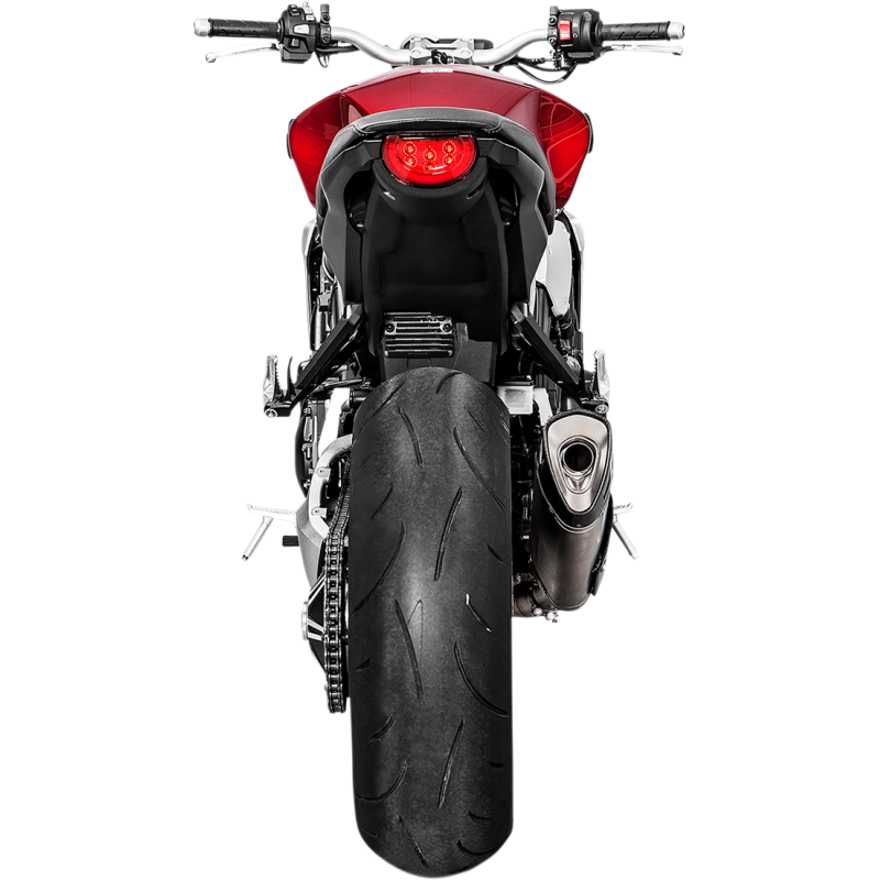 Akrapovič Single Titanium Muffler w/ Carbon End Cap for Honda CB1000R 18-24