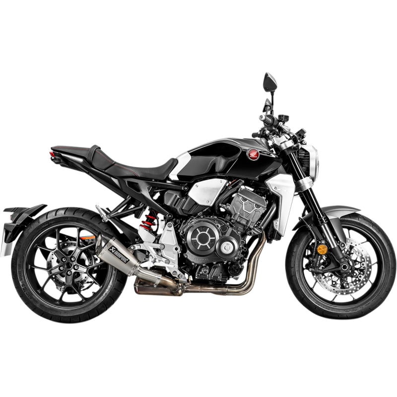 Akrapovič Single Titanium Muffler w/ Carbon End Cap (Race) for Honda CB1000R 18-24