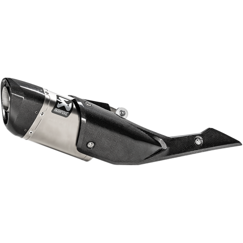 Akrapovič Single Titanium Muffler w/ Carbon End Cap for Suzuki Katana 1000 19-20
