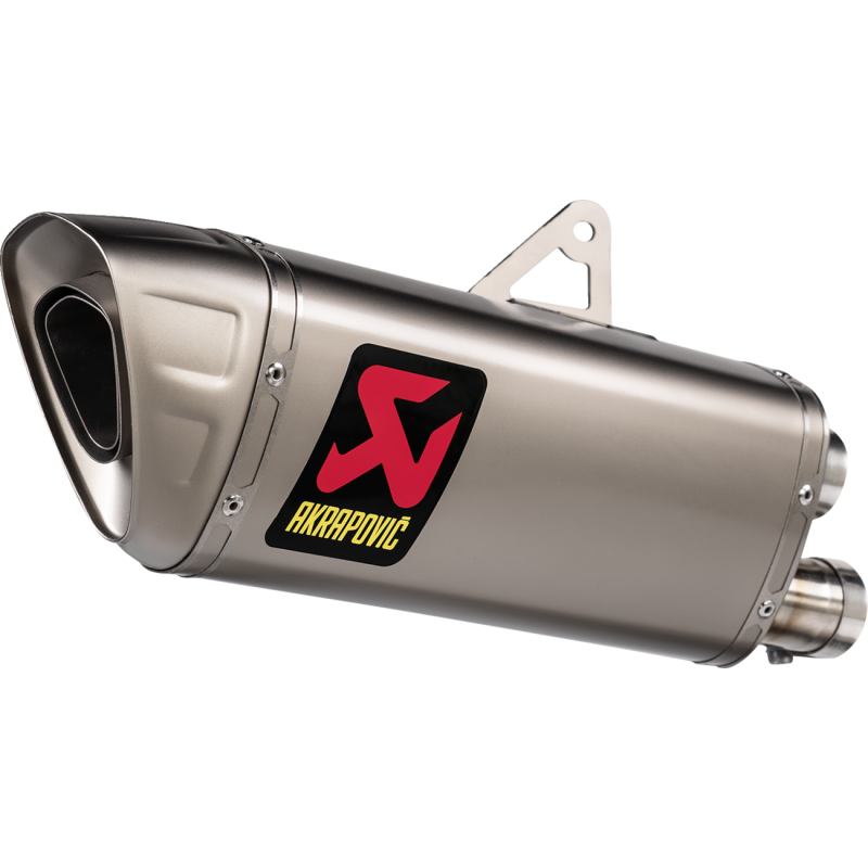 Akrapovič Single Titanium Muffler w/ Titanium End Cap for Triumph Speed Triple 1200 RS/RR 21-24