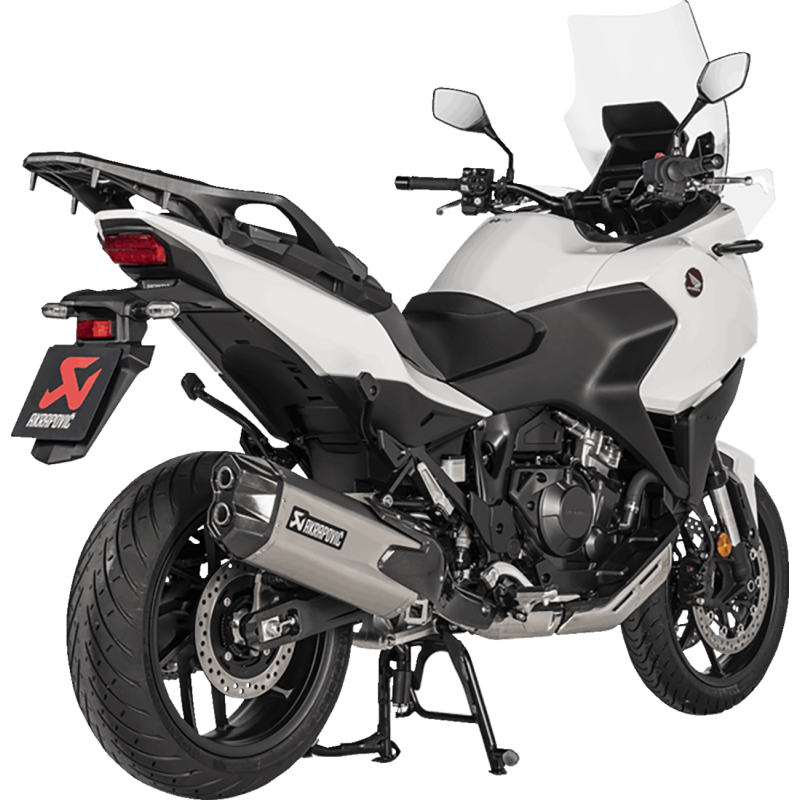 Akrapovič Single Titanium Muffler w/ Carbon End Cap for Honda NT1100 22-25