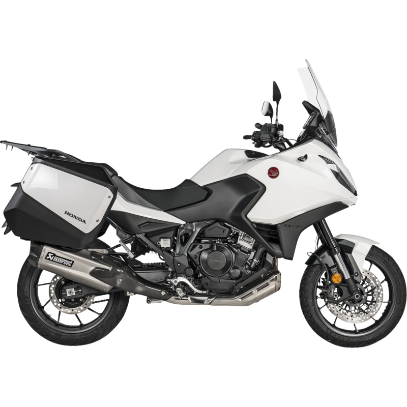 Akrapovič Single Titanium Muffler w/ Carbon End Cap for Honda NT1100 22-25