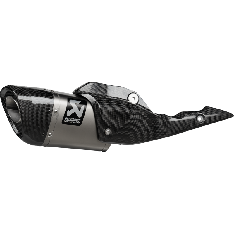 Akrapovič Single Titanium Muffler w/ Carbon End Cap for Suzuki Katana 21-25