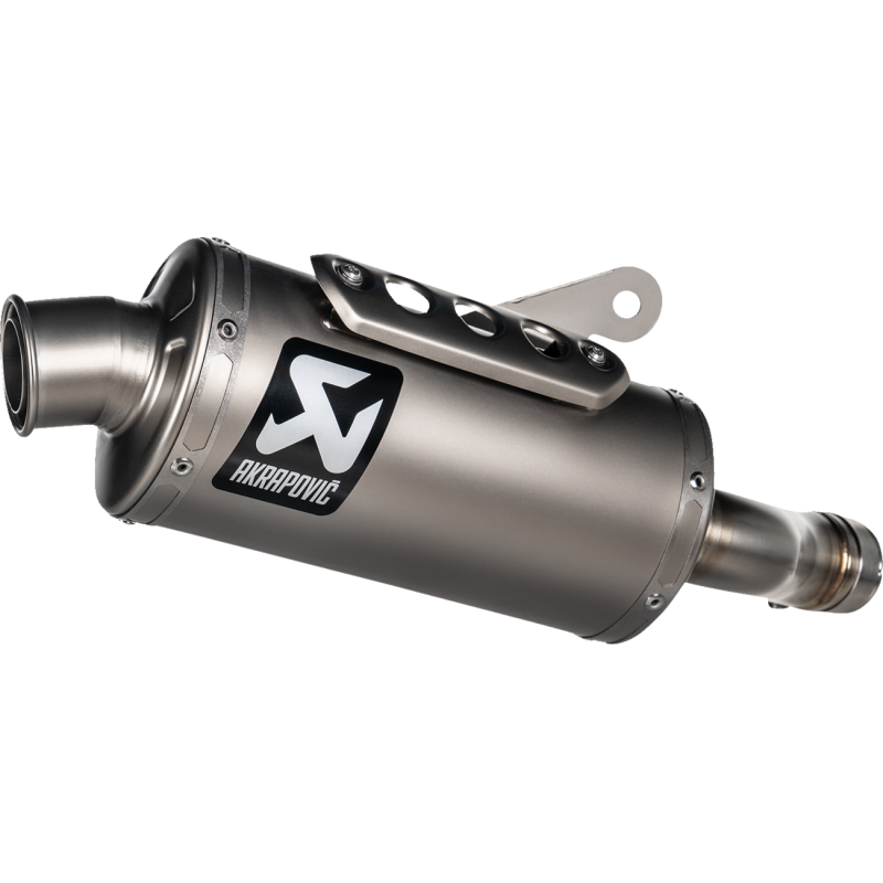 Akrapovič Single Titanium Muffler w/ Titanium End Cap for Triumph Speed 400 23-25