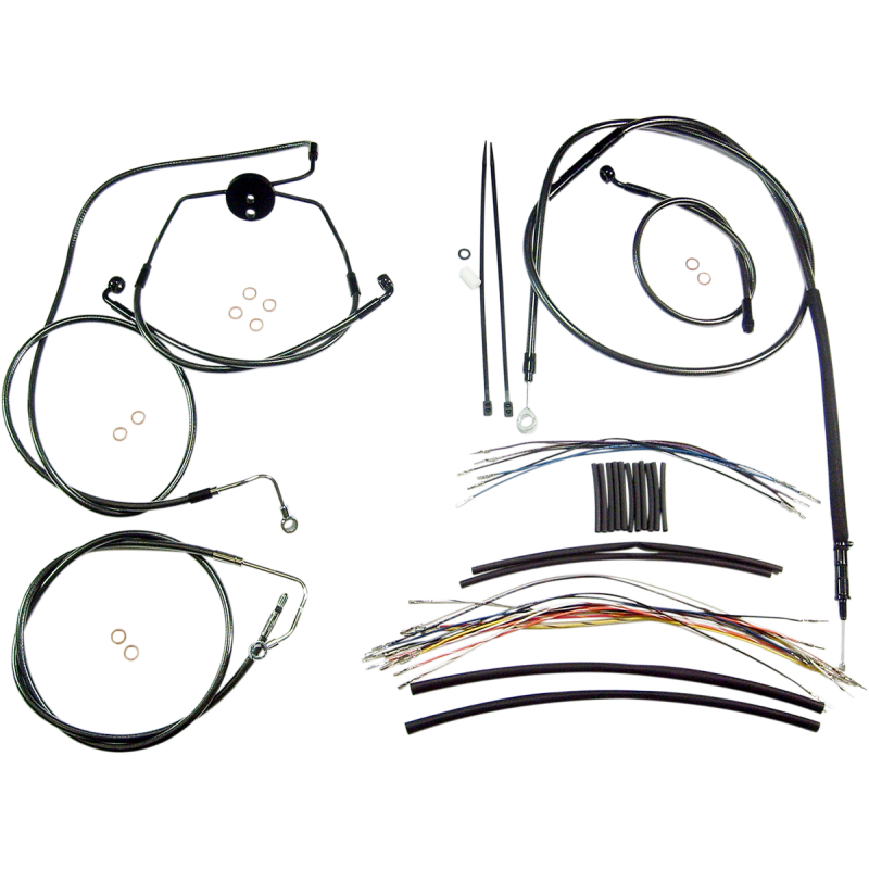 Black Pearl Handlebar Installation Kit (12"-14" Apes)