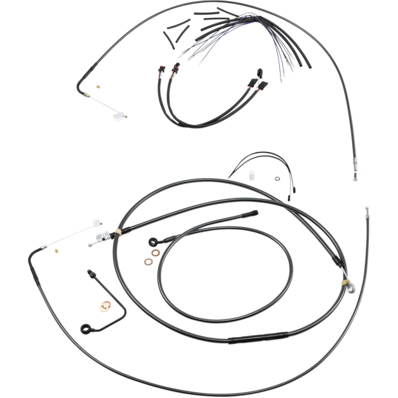 Black Pearl Handlebar Installation Kit (10" Apes)