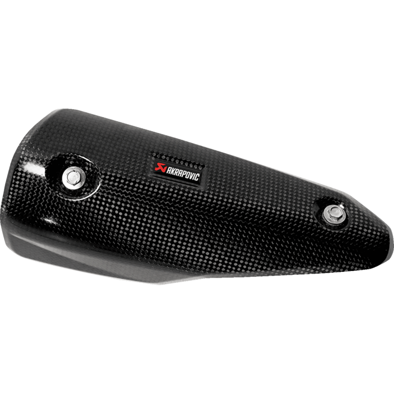 Akrapovič Optional Carbon Fiber Heat Shield for Kawasaki EX500 Ninja 500 24, Z500 24