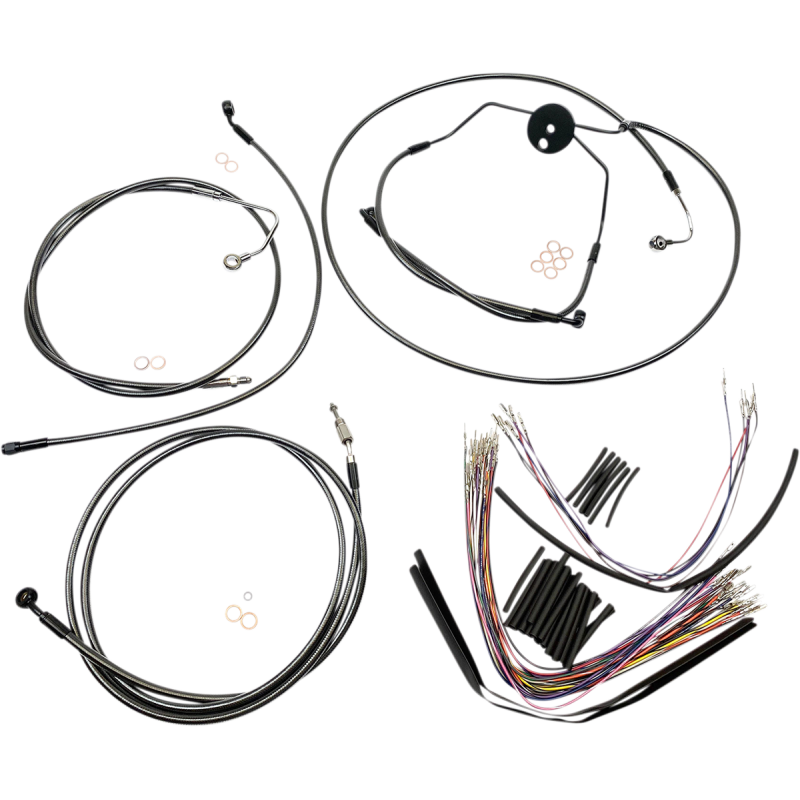 Black Pearl Handlebar Installation Kit (12"-14" Apes)